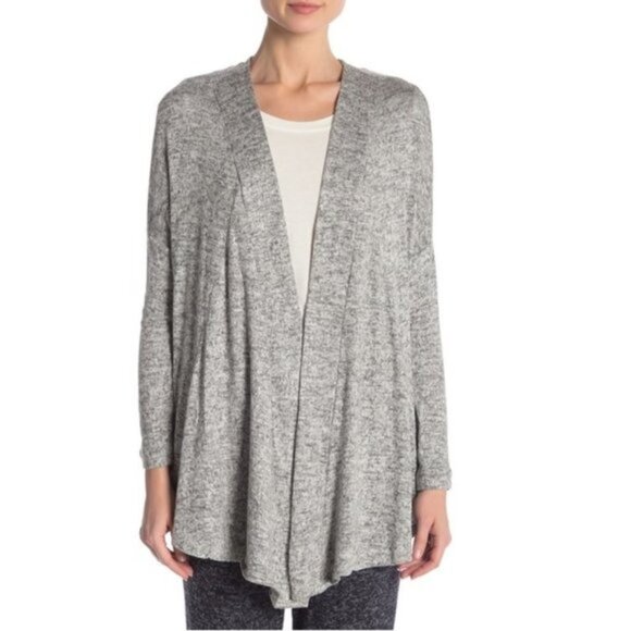 Bobeau Cozy Convertible Open Cardigan - Picture 2 of 7